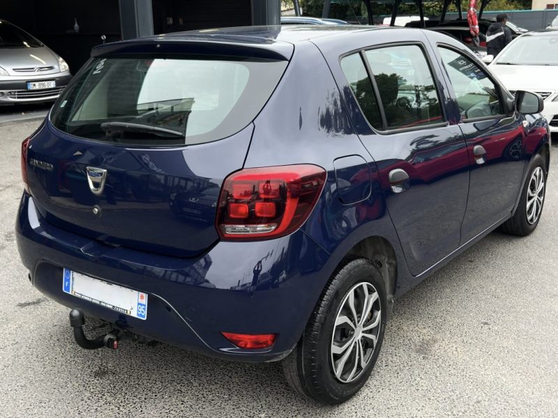 DACIA SANDERO II PHASE 2 1.2 SCE 75 Cv PREMIERE MAIN / 5 PORTES CRIT AIR 1 ATTELAGE - GARANTIE 1 AN