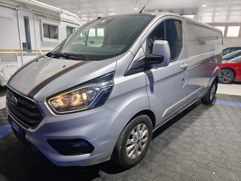 FORD FORD TRANSIT CUSTOM 2.0 ECOBLUE 170 CV - FINITION LIMITED - BOITE AUTOMATIQUE  300 L2H1 2.0 ECOBLUE 170 LIMITED BA 2019