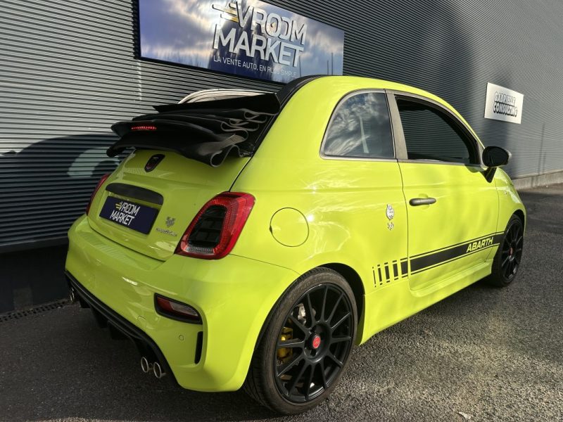 FIAT 500CABRIOLET ABARTH 1.4 180CH 595 COMPETIZIONE  BEATS / CARBONE / CARPLAY  2019