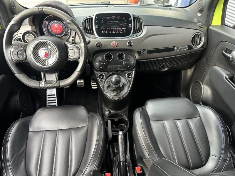 FIAT 500CABRIOLET ABARTH 1.4 180CH 595 COMPETIZIONE  BEATS / CARBONE / CARPLAY  2019