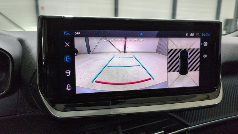Peugeot 2008 Hybrid 145 e-dcs6 allure + angles morts + camera 360