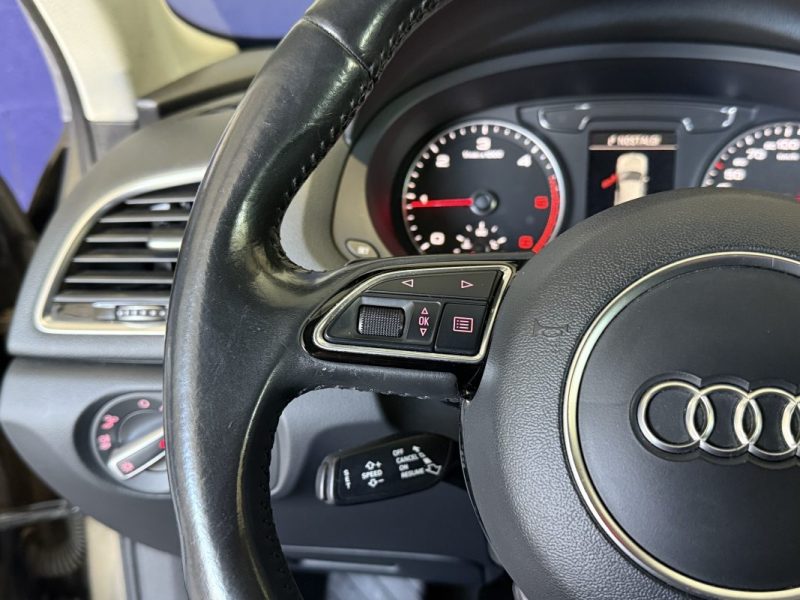 AUDI Q3 2.0 TDI 150CH AMBITION LUXE QUATTRO S-TRONIC 7 - Sellerie cuir - Caméra