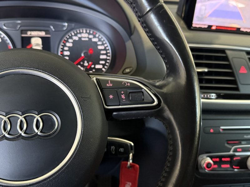 AUDI Q3 2.0 TDI 150CH AMBITION LUXE QUATTRO S-TRONIC 7 - Sellerie cuir - Caméra