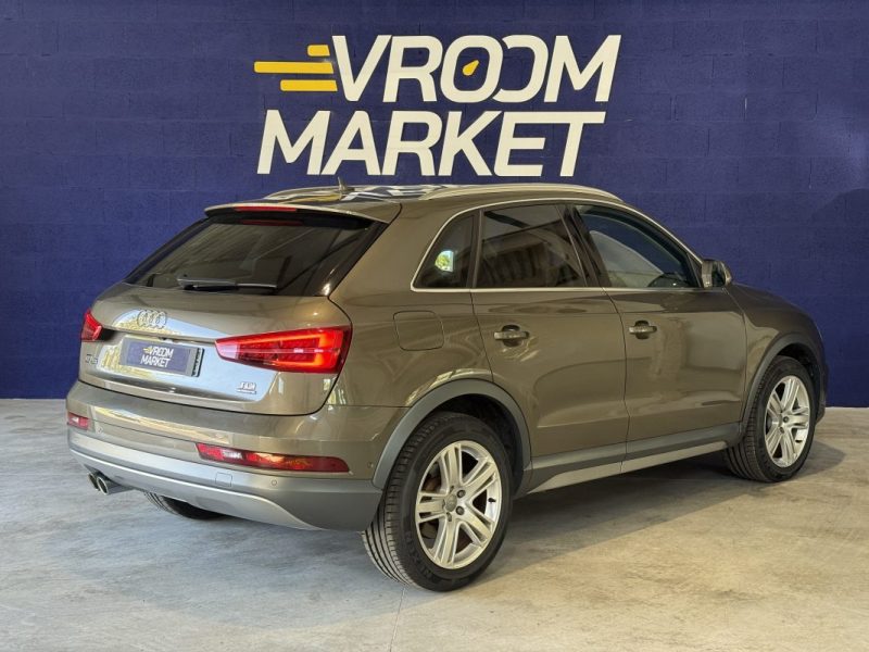 AUDI Q3 2.0 TDI 150CH AMBITION LUXE QUATTRO S-TRONIC 7 - Sellerie cuir - Caméra
