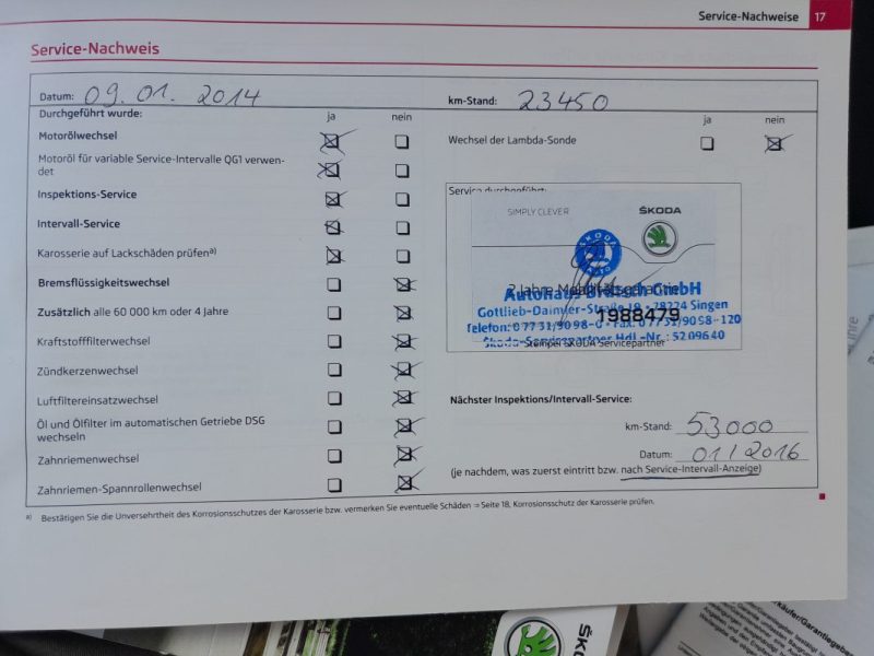 SKODA OCTAVIA COMBI 2 1.4L TSI AMBITION 2 DSG 2012