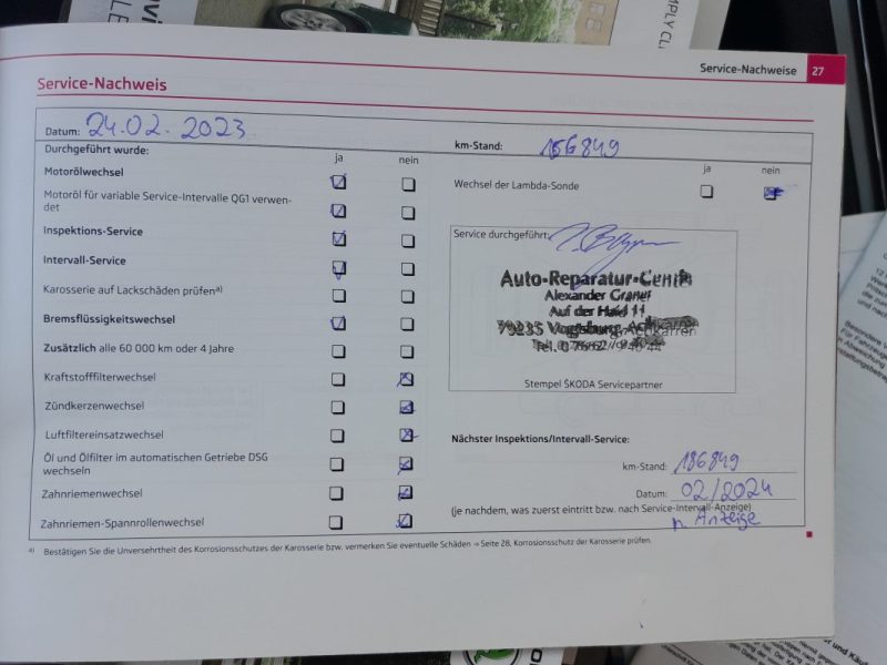 SKODA OCTAVIA COMBI 2 1.4L TSI AMBITION 2 DSG 2012