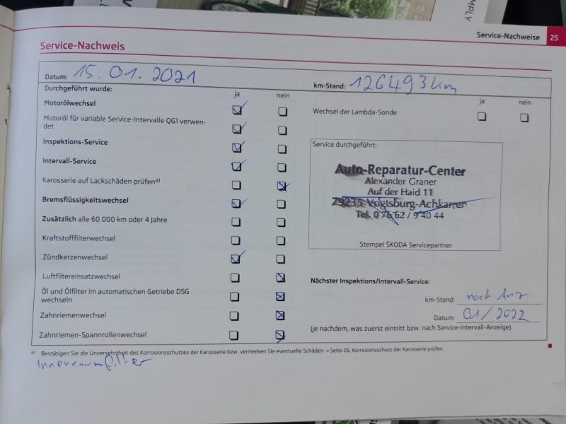 SKODA OCTAVIA COMBI 2 1.4L TSI AMBITION 2 DSG 2012