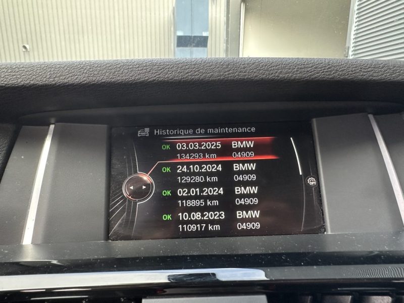 BMW  X3 XDRIVE20D 190CH BVA8 - SUIVI COMPLET BMW / RADAR DE RECUL / SIEGES CHAUFFANTS 