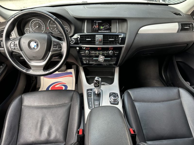 BMW  X3 XDRIVE20D 190CH BVA8 - SUIVI COMPLET BMW / RADAR DE RECUL / SIEGES CHAUFFANTS 