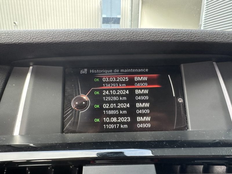 BMW  X3 XDRIVE20D 190CH BVA8 - SUIVI COMPLET BMW / RADAR DE RECUL / SIEGES CHAUFFANTS 