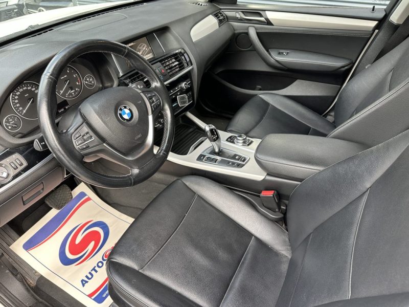 BMW  X3 XDRIVE20D 190CH BVA8 - SUIVI COMPLET BMW / RADAR DE RECUL / SIEGES CHAUFFANTS 
