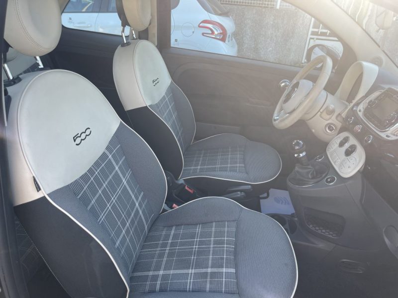 FIAT 500 LOUNGE 1.2 69CV CT OK TOIT PANO CLIM 