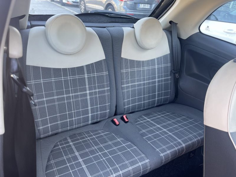 FIAT 500 LOUNGE 1.2 69CV CT OK TOIT PANO CLIM 