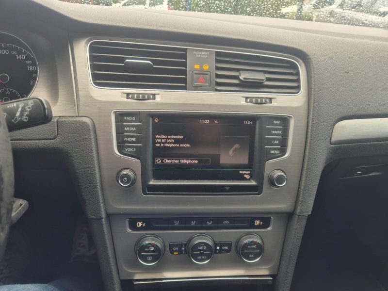 VOLKSWAGEN GOLF VII (5G1, BQ1, BE1, BE2) CONFORT LINE 1.6 TDI 110 CH  2016