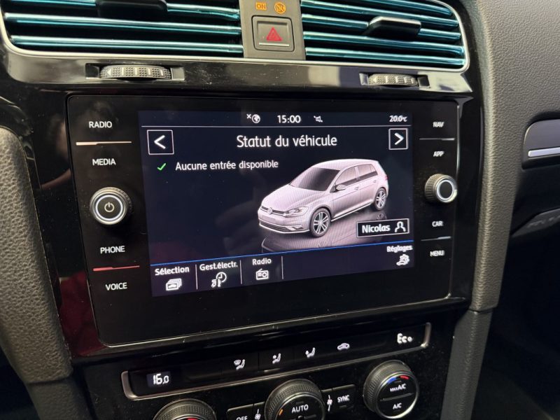 Volkswagen Golf 7.5 GTE 1.4 TSI 204CH DSG6 - Historique d'entretien - CarPlay - Virtual Cockpit
