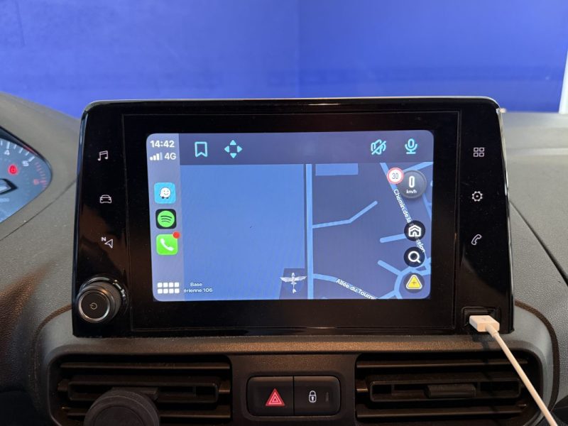 PEUGEOT PARTNER 1.6 BLUEHDI 100CH ASPHALT (STANDARD 650KG) - Apple CarPlay - Caméra de recul