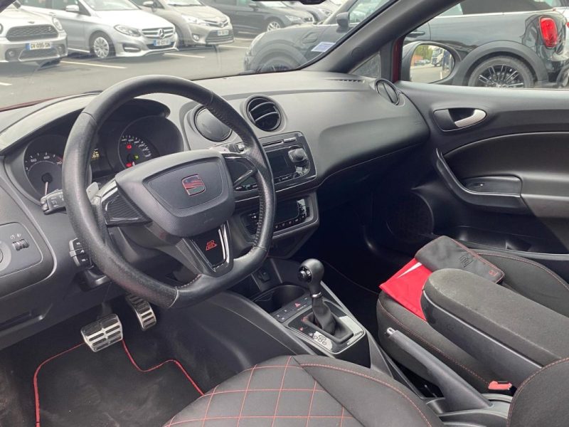 SEAT Ibiza Cupra Bocanegra 🚗❄️ Clim / Radar recul 📡 / Toit pano 🌞 / Reprise 🔄 Garantie 6 mois ✅
