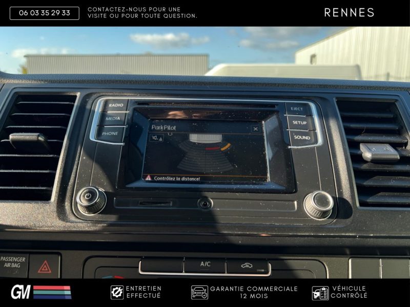 Volkswagen Transporter T6 2.0 TDI 140ch L2H1 / Boîte Automatique DSG / Radars / Webasto / Attelage /