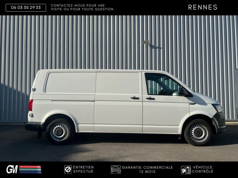 Volkswagen Transporter T6 2.0 TDI 140ch L2H1 / Boîte Automatique DSG / Radars / Webasto / Attelage /