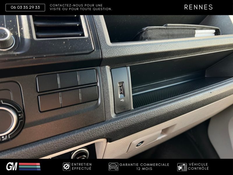 Volkswagen Transporter T6 2.0 TDI 140ch L2H1 / Boîte Automatique DSG / Radars / Webasto / Attelage /
