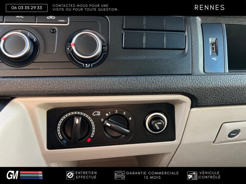 Volkswagen Transporter T6 2.0 TDI 140ch L2H1 / Boîte Automatique DSG / Radars / Webasto / Attelage /
