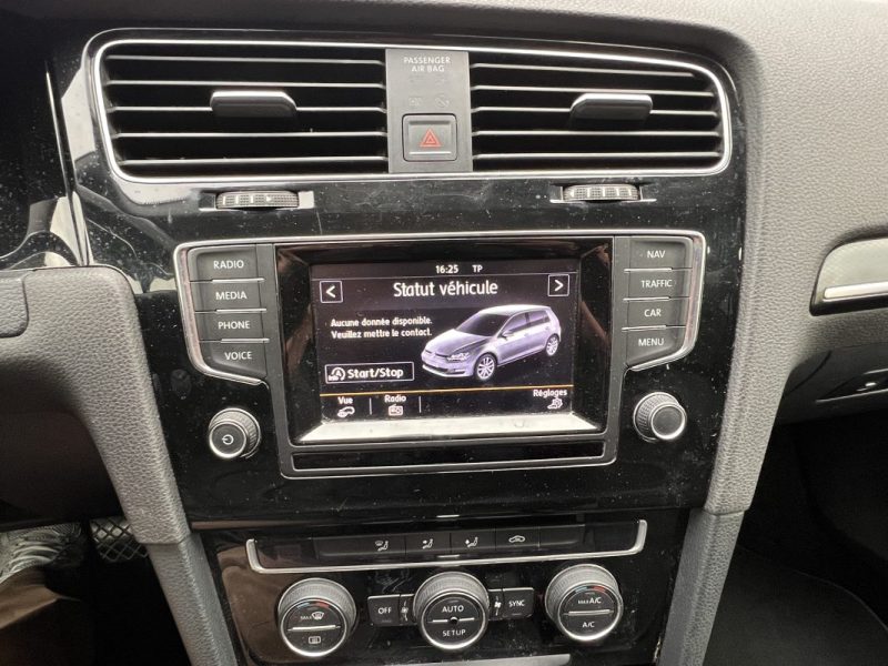  VOLKSWAGEN GOLF 1.6 TDI 105CH BLUE MOTION - BVA  DSG7 5P - 210000KM  