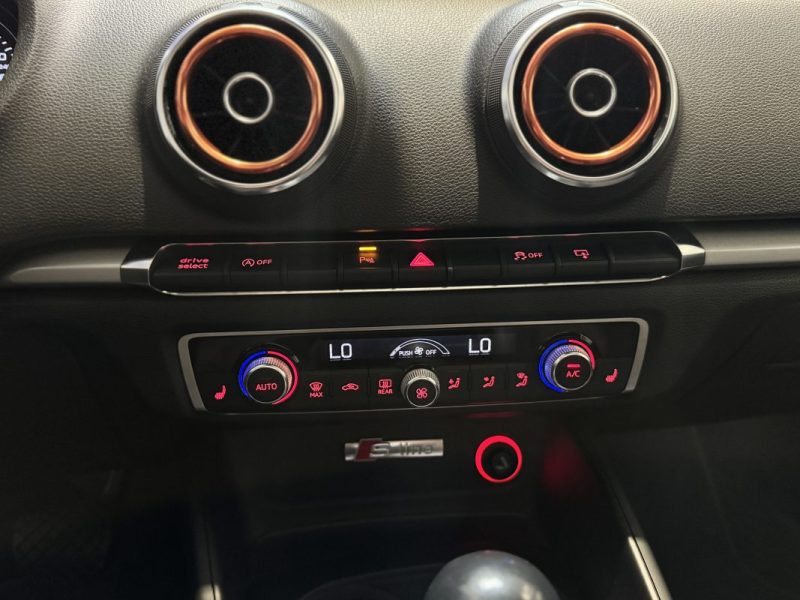 AUDI A3 BERLINE 1.8 TFSI 180 CH S-TRONIC 6 QUATTRO S LINE / SUIVI COMPLET / T.O