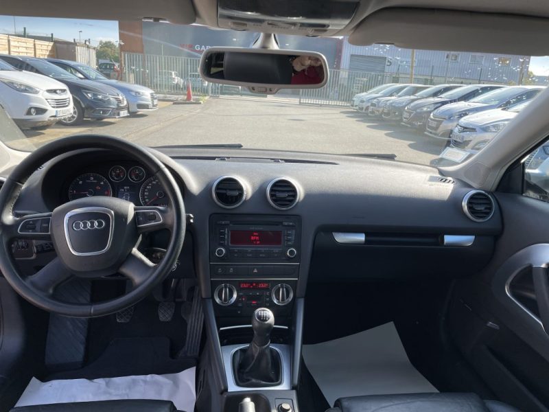 AUDI A3 2.0 TDI 140CH DPF START/STOP ATTRACTION3P 2011