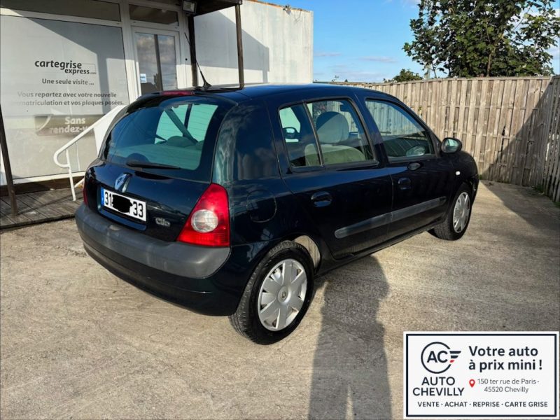 RENAULT CLIO AUTHENTIQUE 1.4 16V CLIM AUTO 1ER MAIN