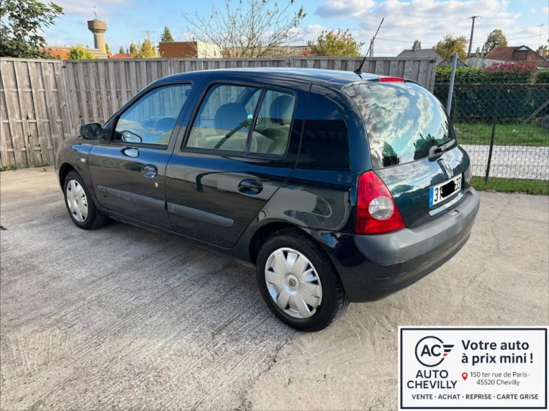 RENAULT CLIO AUTHENTIQUE 1.4 16V CLIM AUTO 1ER MAIN