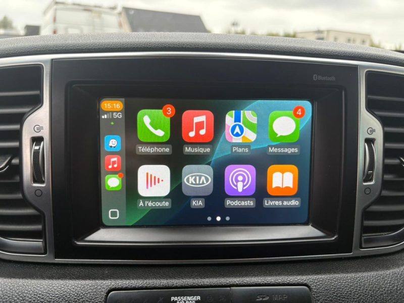 KIA SPORTAGE 1.6 GDI 132CH ISG ACTIVE 🚗 - Caméra de recul - 📸 -Apple Car Play -Reprise possible ✅ 