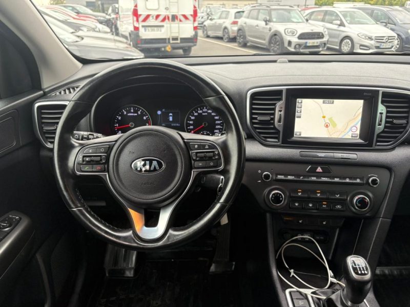 KIA SPORTAGE 1.6 GDI 132CH ISG ACTIVE 🚗 - Caméra de recul - 📸 -Apple Car Play -Reprise possible ✅ 