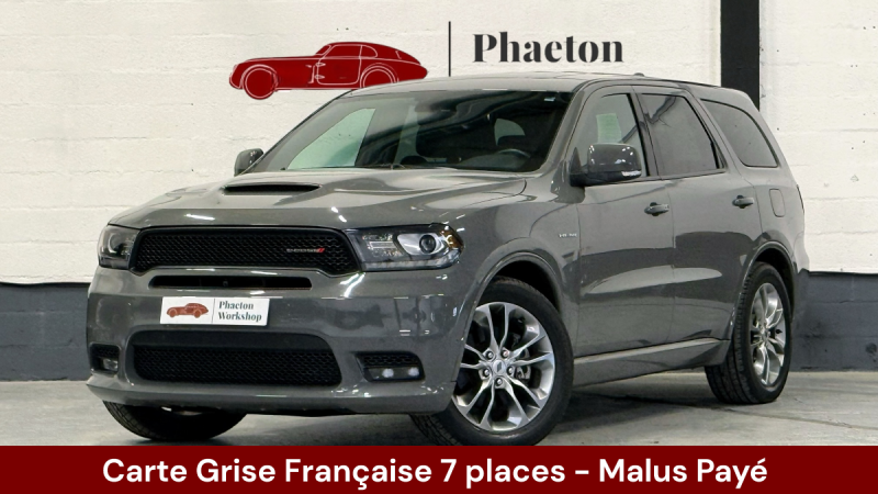 DODGE DURANGO R/T 5.7L HEMI V8 | 365CH | BOÎTE AUTO | 7 PLACES | PAS DE MALUS