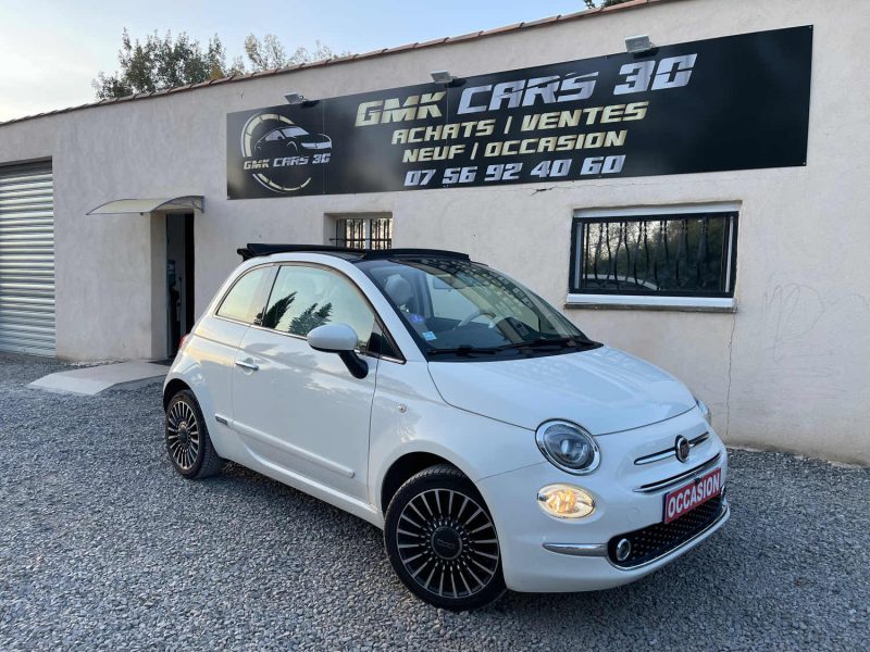 🧡 Fiat 500 Cabriolet 1.2i 69cv  – Série Collezione Fall / Chic & Élégante