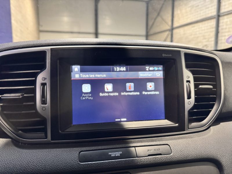 KIA SPORTAGE 1.6 GDI 132CH ISG ACTIVE 4X2 - SUIVI COMPLET KIA / CARPLAY - CAMERA