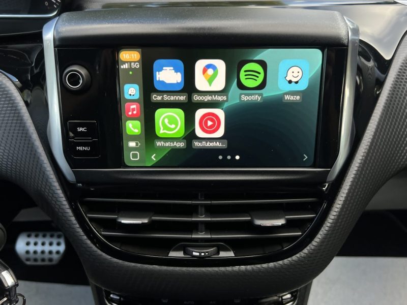 PEUGEOT 2008 (2) FELINE 1.2 110 1ERE MAIN BOITE AUTO CUIR ATTELAGE APPLE & ANDROID - GARANTIE 1 AN