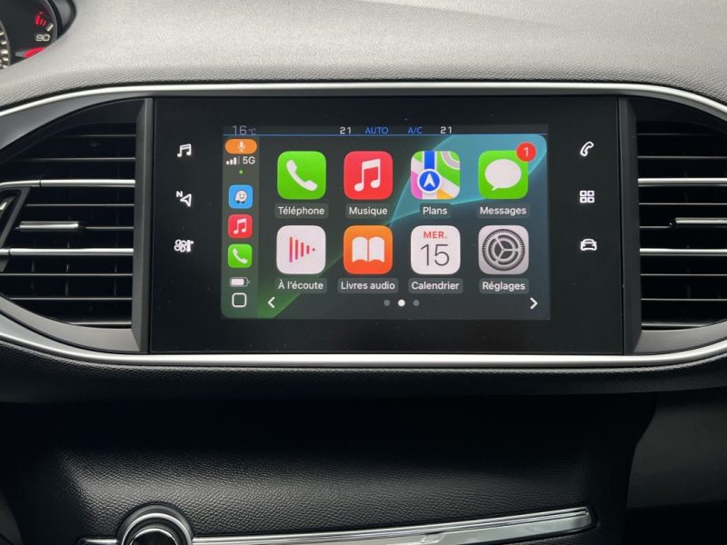 PEUGEOT 308 II PHASE 2 TECH EDITION 1.2 130 Cv BOITE AUTO 12 200 Kms APPLE & ANDROID - GARANTIE 1 AN