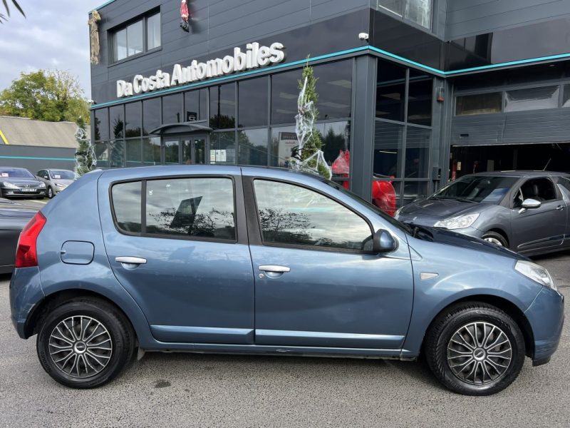 DACIA SANDERO GPL / ESSENCE 1.2 MPi 72 Cv PREMIERE MAIN / CLIMATISATION 34 900 kms - GARANTIE 1 AN