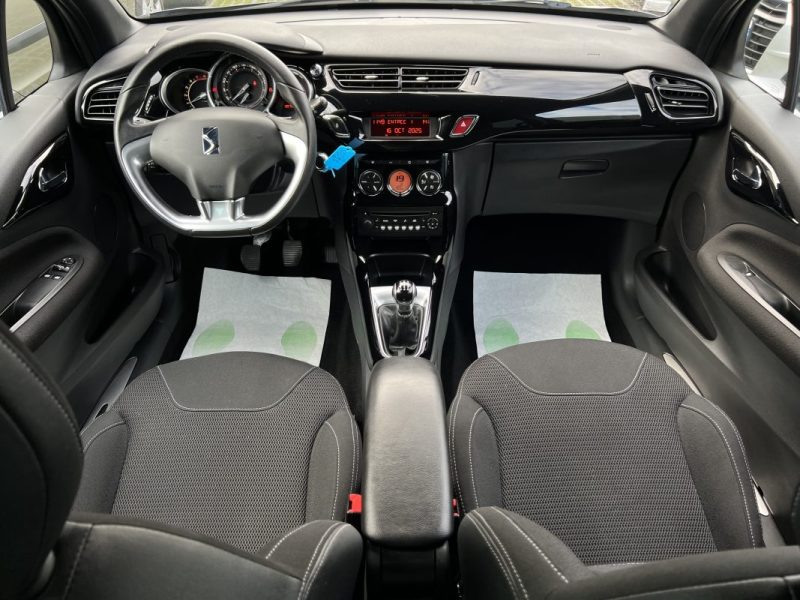 CITROEN DS3 SO CHIC 1.6 HDI 92 Cv CRIT AIR 2 - Garantie 1an
