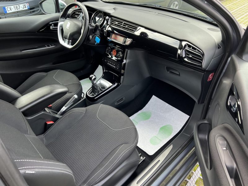 CITROEN DS3 SO CHIC 1.6 HDI 92 Cv CRIT AIR 2 - Garantie 1an