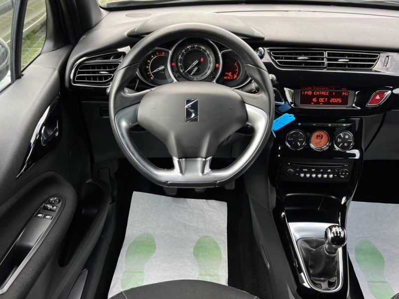 CITROEN DS3 SO CHIC 1.6 HDI 92 Cv CRIT AIR 2 - Garantie 1an