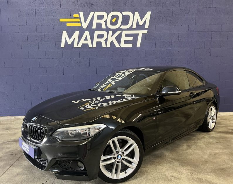 BMW SERIE 2 COUPE 218D 150CH - BVA - PACK M INTER + EXTER - ALCANTARA  - GPS - SUIVI FACTURE  -