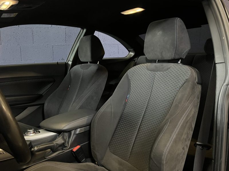 BMW SERIE 2 COUPE 218D 150CH - BVA - PACK M INTER + EXTER - ALCANTARA  - GPS - SUIVI FACTURE  -