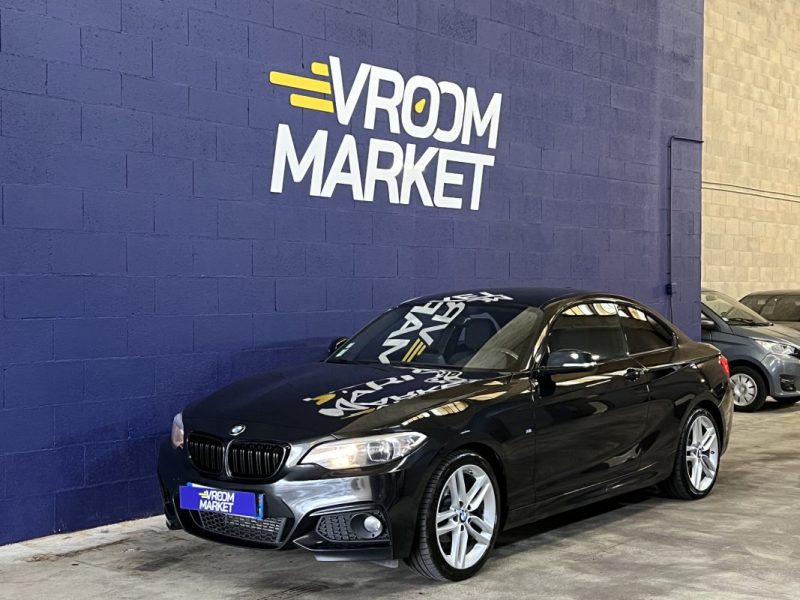 BMW SERIE 2 COUPE 218D 150CH - BVA - PACK M INTER + EXTER - ALCANTARA  - GPS - SUIVI FACTURE  -