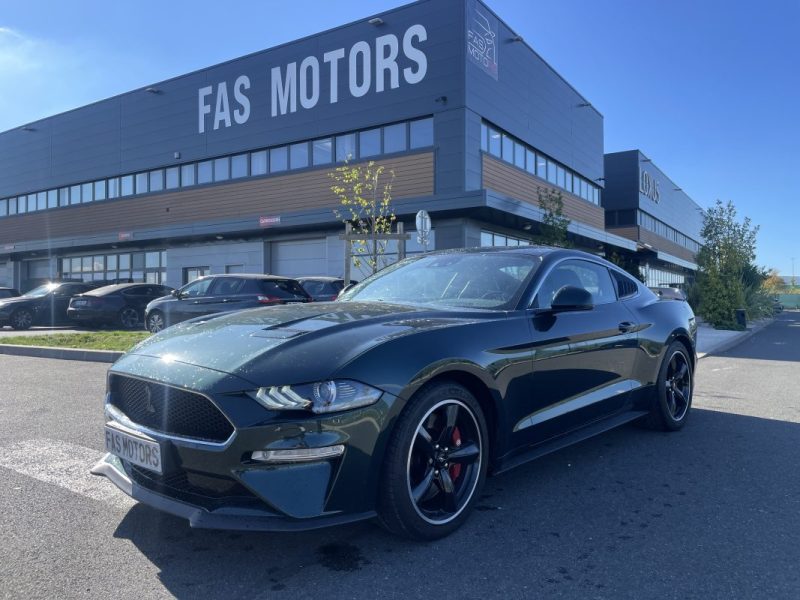 FORD MUSTANG VI (2) FASTBACK 5.0 V8 BULLITT – 460CH – GARANTIE - MALUS PAYEE