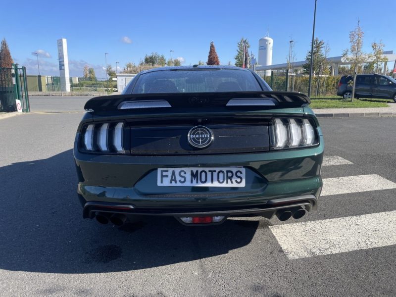 FORD MUSTANG VI (2) FASTBACK 5.0 V8 BULLITT – 460CH – GARANTIE - MALUS PAYEE