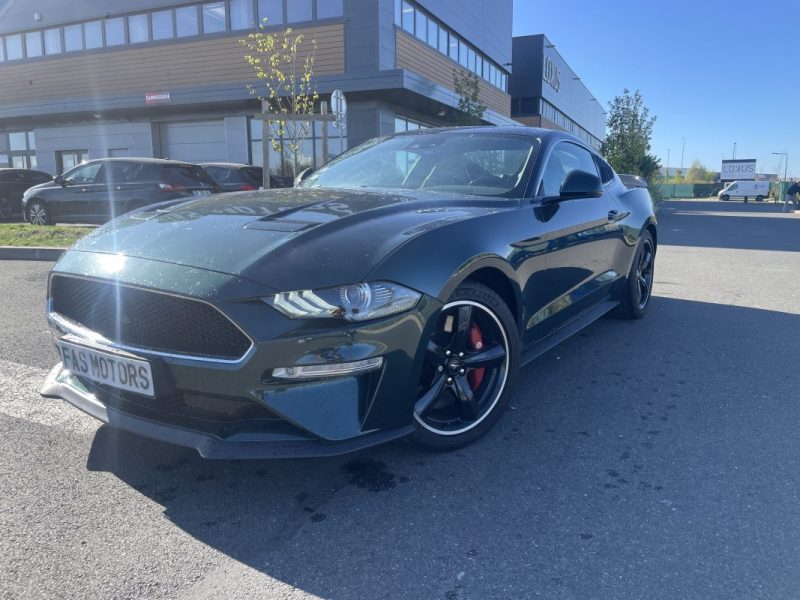 FORD MUSTANG VI (2) FASTBACK 5.0 V8 BULLITT – 460CH – GARANTIE - MALUS PAYEE