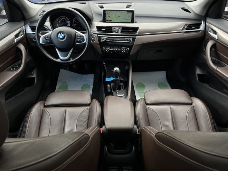 BMW X1 F48 X-LINE 18D SDRIVE 2.0 150 INTERIEUR CUIR TOIT OUVRANT PANORAMIQUE CAMERA - Garantie 1 an