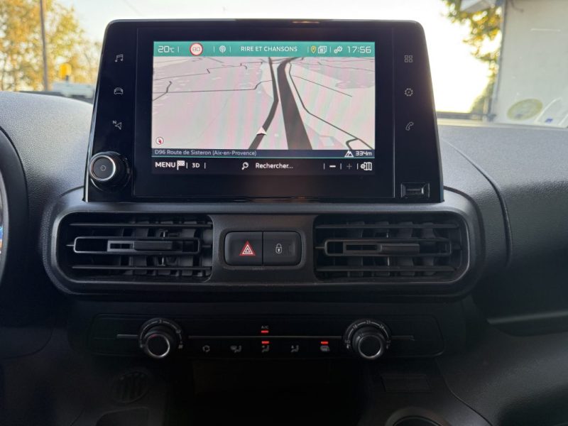 CITROEN BERLINGO 1.5 BLUEHDI 100 DRIVER CAMERA CAR PLAY DISTRIBUTION NEUVE  2020