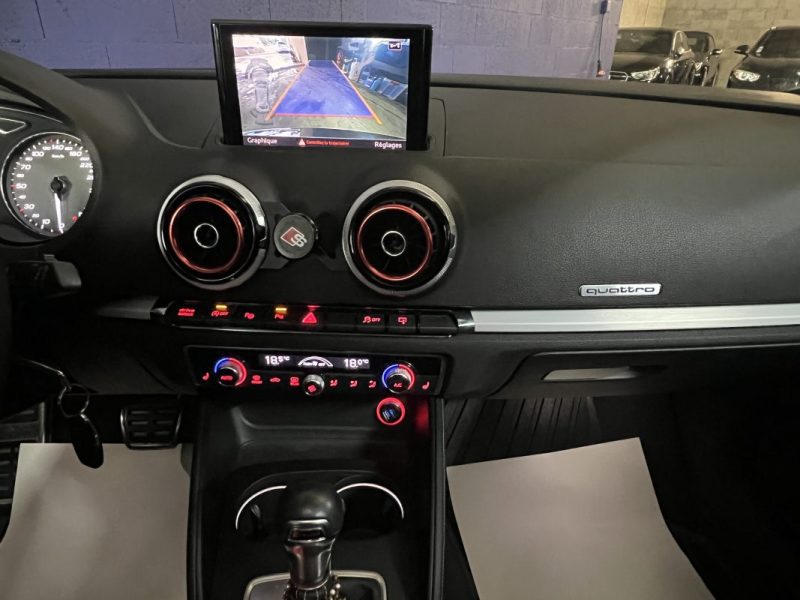  AUDI S3 SPORTBACK 2.0 TFSI 300CH - QUATTRO  BVA - BLACK PANTHERE - GPS - 111000KM -   